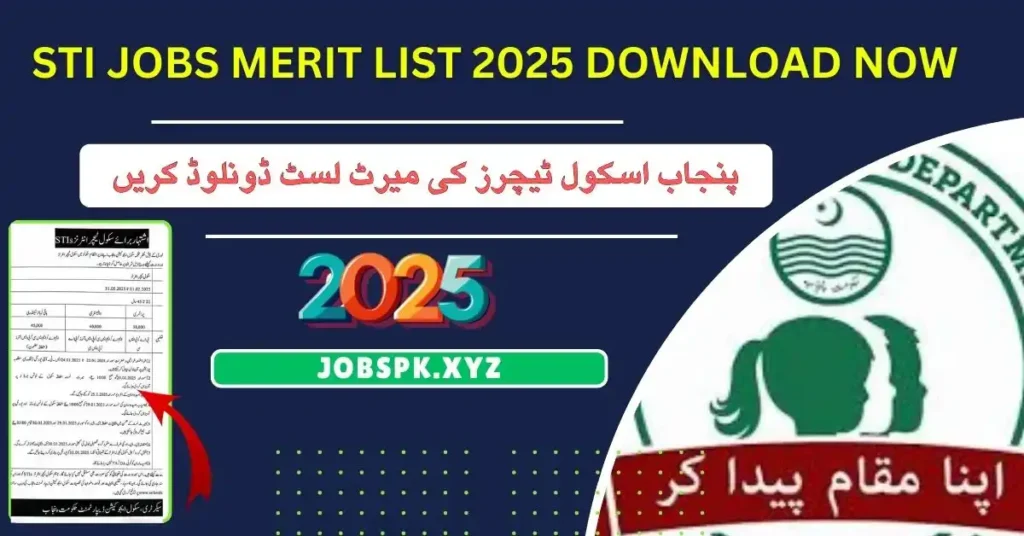 STI Merit List 2025